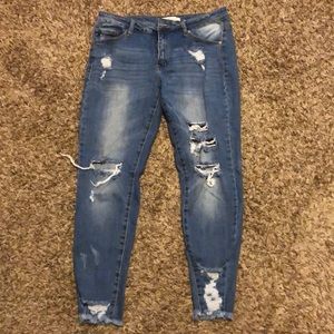 Kancan distressed jeans